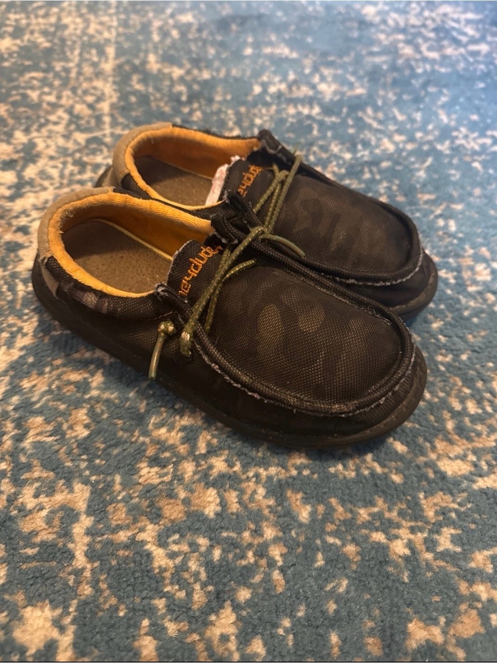 Hey Dude Kids Black Slip-On Casual Shoes